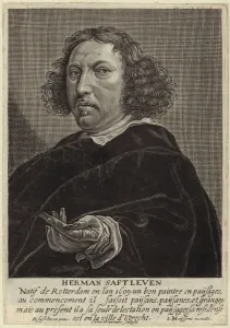 Portrait of Herman Saftleven the Younger (engraving) Portrait of Herman Saftleven the Younger (engraving)