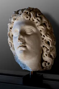 Portrait of ideal young divinity, or Youth, II century AD Portrait of ideal young divinity, or Youth, II century AD