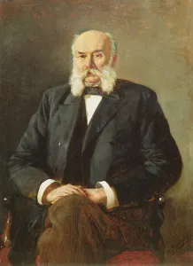 Portrait of Ivan Gontcharov, 1888 (oil on canvas) Portrait of Ivan Gontcharov, 1888 (oil on canvas)