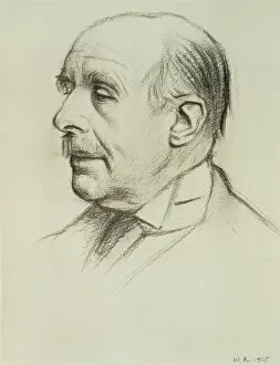Rothenstein William 1872 1945 Gallery: Portrait of Jacques-Emile Blanche (1861-1942), 1925 (litho)