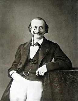 portrait of Jacques Offenbach (1819-1880), German composer portrait of Jacques Offenbach (1819-1880), German composer