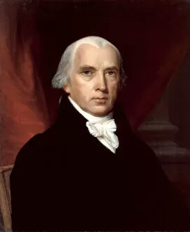 Founding Fathers Gallery: Portrait of James Madison, 1816 (oil on canvas)