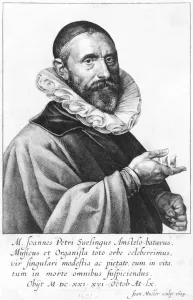 Portrait of Jan Pieterszoon Sweelinck, 1624 (b/w photo) Portrait of Jan Pieterszoon Sweelinck, 1624 (b/w photo)