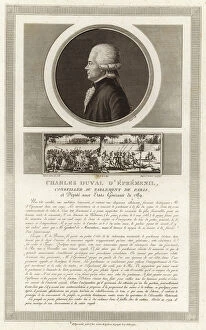 Portrait of Jean-Jacques Duval d'Epremesnil (engraving)