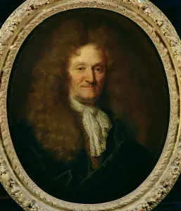 Portrait of Jean de La Fontaine (1621-95) (oil on canvas) Portrait of Jean de La Fontaine (1621-95) (oil on canvas)
