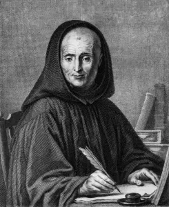 Portrait of Jean Mabillon (1632-1707) engraved by Alexis Loir (1640-1713) (engraving) Portrait of Jean Mabillon (1632-1707) engraved by Alexis Loir (1640-1713) (engraving)
