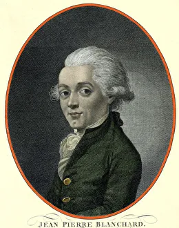 Portrait of Jean Pierre (Jean-Pierre) Blanchard (1753-1809), French aeronaute Portrait of Jean Pierre (Jean-Pierre) Blanchard (1753-1809), French aeronaute