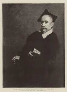 A Portrait of a Jesuit, called 'Titian's Schoolmaster' (engraving) A Portrait of a Jesuit, called 'Titian's Schoolmaster' (engraving)
