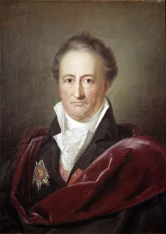 Portrait of Johan Wolfgang Goethe (1749 - 1832), German writer Portrait of Johan Wolfgang Goethe (1749 - 1832), German writer