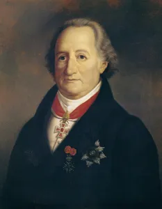 Portrait of Johann Wolfgang von Goethe (1749-1832) with Decorations (oil on canvas) Portrait of Johann Wolfgang von Goethe (1749-1832) with Decorations (oil on canvas)