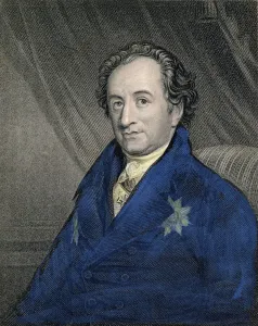Portrait of Johann Wolfgang von Goethe (1749-1832) engraved by James Posselwhite Portrait of Johann Wolfgang von Goethe (1749-1832) engraved by James Posselwhite