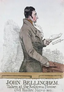 Portrait of John Bellingham (1770-1812) 1812 (colored etching) Portrait of John Bellingham (1770-1812) 1812 (colored etching)