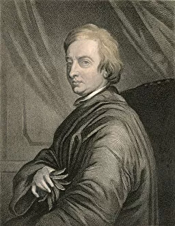 Images Dated 30th December 2005: Portrait of John Dryden (1631-1700) engraved by Charles Edward Wagstaff (b. 1808) pub