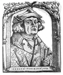 Portrait of John of Indagine, after Hans Baldung Grien, from Chiromantia' Portrait of John of Indagine, after Hans Baldung Grien, from Chiromantia'