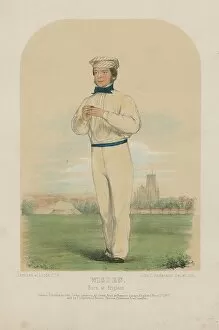 Brighton Gallery: Portrait of John Wisden (colour litho)