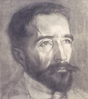 Rothenstein William 1872 1945 Gallery: Portrait of Joseph Conrad (1857-1924) (litho)