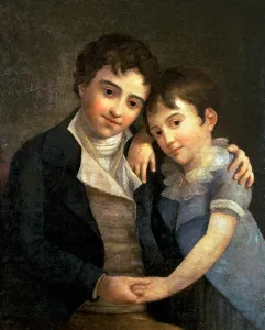 Portrait of Karl Thomas (1784-1858) and Franz Xaver (1791-1844), the two sons of Portrait of Karl Thomas (1784-1858) and Franz Xaver (1791-1844), the two sons of