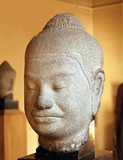 Portrait of the King of the Khmer Empire Jayavarman VII Portrait of the King of the Khmer Empire Jayavarman VII