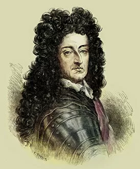 Colorised Gallery: portrait of King William III (engraving)
