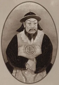 Portrait of Kublai Khan (litho) For sale as Framed Prints, Photos, Wall Art  and Photo Gifts
