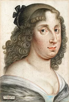 Portrait de la reine Christine de Suede (1626-1689) - Oeuvre de Johann Septimius Joerger von Tollet (1596-1672)