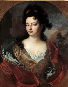Portrait of a Lady of the Court by Louis XIV Painting by Francois Desportes (1661-1743) Portrait of a Lady of the Court by Louis XIV Painting by Francois Desportes (1661-1743)