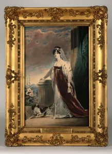Portrait of Lady Eleanor Egerton, c.1820 (w/c & bodycolour on paper) (see 328879 for pair Portrait of Lady Eleanor Egerton, c.1820 (w/c & bodycolour on paper) (see 328879 for pair