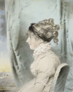 Portrait of a Lady, Identified as Eliza Were Holdsworth, Seated, Half Length Portrait of a Lady, Identified as Eliza Were Holdsworth, Seated, Half Length