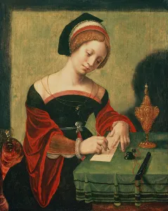 Portrait of a Lady as the Magdalen (tempera on panel) Portrait of a Lady as the Magdalen (tempera on panel)