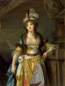 Portrait of a Lady in Turkish Fancy Dress, c.1790 (oil on canvas) Portrait of a Lady in Turkish Fancy Dress, c.1790 (oil on canvas)