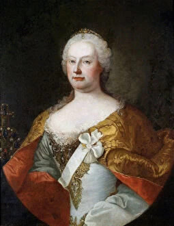 Portrait de l'imperatrice Marie Therese d'Autriche (1717-1780) (Portrait of Empress Maria Theresa of Austria)