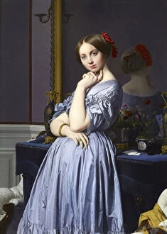 Society Life Collection: 'Portrait de Louise de Broglie, comtesse d Haussonville (1818-1882)