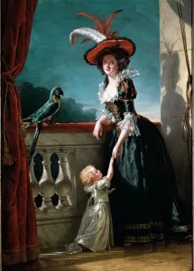 Portrait of Louise Elisabeth of Franceand her son, Don Ferdinand (oil on canvas, 1788) Portrait of Louise Elisabeth of Franceand her son, Don Ferdinand (oil on canvas, 1788)
