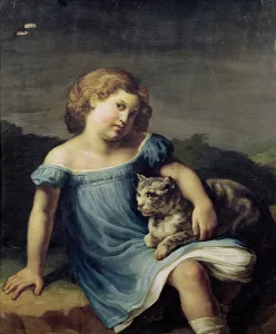 Portrait of Louise Vernet as a Child, 1818-19 (oil on canvas) Portrait of Louise Vernet as a Child, 1818-19 (oil on canvas)