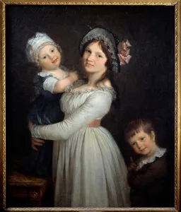 Portrait of Madame Anthony with her children. Painting by Pierre Paul Prud ' Portrait of Madame Anthony with her children. Painting by Pierre Paul Prud '