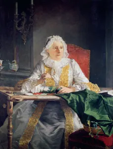 Portrait of Madame Antoine Crozat, 1741 (oil on canvas) Portrait of Madame Antoine Crozat, 1741 (oil on canvas)