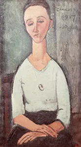 Portrait of Madame Chakowska, 1917 (oil on canvas) Portrait of Madame Chakowska, 1917 (oil on canvas)