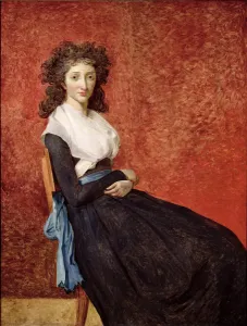 Portrait of Madame Charles-Louis Trudaine (1769-1802) c.1791-92 (oil on canvas) Portrait of Madame Charles-Louis Trudaine (1769-1802) c.1791-92 (oil on canvas)