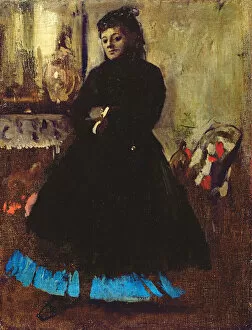 Degas Gallery: Portrait of Madame Ducros, 1858 (oil on canvas)