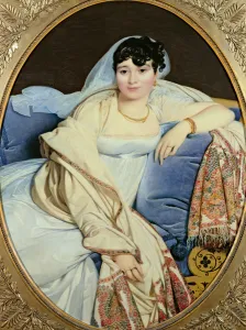 Portrait of Madame Riviere (1773/74-1848) nee Marie Francoise Jacquette Bibiane Blot de Portrait of Madame Riviere (1773/74-1848) nee Marie Francoise Jacquette Bibiane Blot de