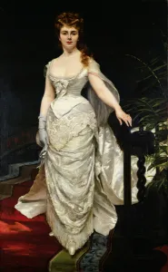 Portrait of Mademoiselle X, 1873 (oil on canvas) Portrait of Mademoiselle X, 1873 (oil on canvas)