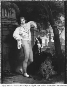 Portrait of a Man, 1796 (oil on canvas) (b/w photo) Portrait of a Man, 1796 (oil on canvas) (b/w photo)