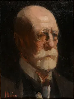 Portrait of a man with a beard (oil on canvas) Portrait of a man with a beard (oil on canvas)