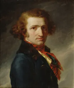 Portrait of a man in blue clothes (oil on canvas) Portrait of a man in blue clothes (oil on canvas)