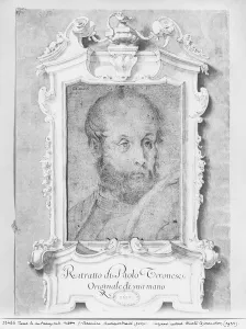 Portrait of a man presumed to be Veronese (Paolo Caliari) (pierre noire on bluish paper) Portrait of a man presumed to be Veronese (Paolo Caliari) (pierre noire on bluish paper)