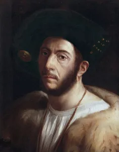 Portrait of man, probably Cesare Borgia (1475-1507), detail Portrait of man, probably Cesare Borgia (1475-1507), detail