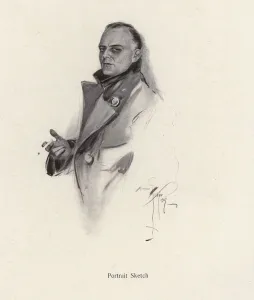 Portrait of a man smoking a cigarette (litho) Portrait of a man smoking a cigarette (litho)