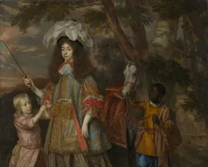 Portrait of Maria of Orange with Hendrik van Zuijlestein and a Servant Portrait of Maria of Orange with Hendrik van Zuijlestein and a Servant