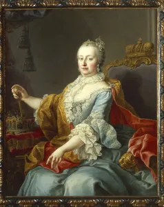 Portrait of Maria Theresa Hapsburg, Archduchess of Austria, 1750 (oil on canvas) Portrait of Maria Theresa Hapsburg, Archduchess of Austria, 1750 (oil on canvas)
