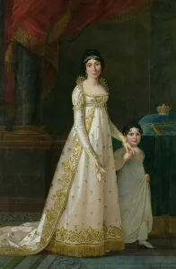Portrait of Marie-Julie Clary (1777-1845) Queen of Naples with her daughter Zenaide Portrait of Marie-Julie Clary (1777-1845) Queen of Naples with her daughter Zenaide
